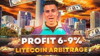 Crypto Arbitrage Best Litecoin Arbitrage Strategy in 2024  Arbittage Strategy  Profit +9%