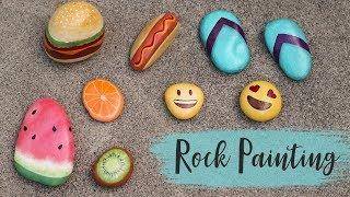 5 Fun Rock Painting Ideas ️ Summer Craft Ideas