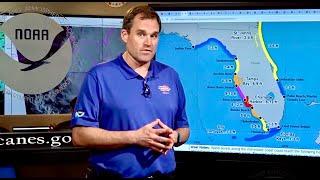 Afternoon update on Hurricane Milton from the NHC in Miami FL October 9 2024