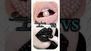 pink pearl  VS black pearl  nail  lips  heels  purse  dress  etc...#shortsvideo