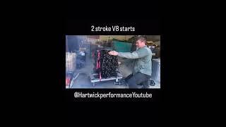 2 stroke V8 running #2stroke #v8 #engine
