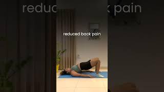 Yoganasa Awareness  Reduce Back Pain  @HealthifyMe   #shorts