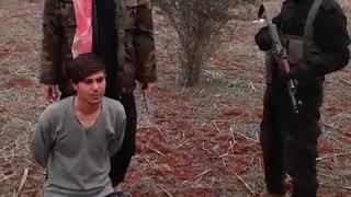ویدئوی از سر بریدن یک سرباز توسط داعش در سوریه 