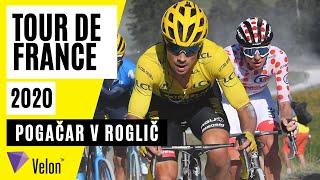 Pogacar v Roglic at Tour de France 2020