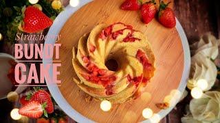 Strawberry BUNDT cake from scratch