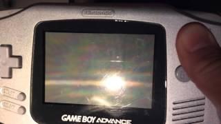 Game boy advance start up