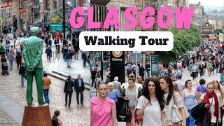 Glasgow City Centre Buchanan Street Walking Tour  Scotland UK