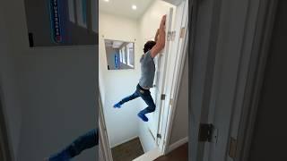 Dad builds 2nd floor trampoline jump