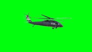 Real Helicopter Flying Green Screen VFX HD Video footage
