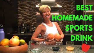 BEST homemade sports drink  How to boost energy during hot weather video