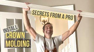 Upside down and backwards??? How to install crown molding