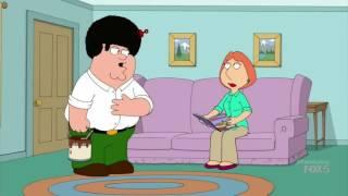 Lois beats up peter for being stupid