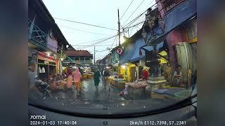 PASAR IKAN PABEAN - Jl. Panggung - Surabaya  DASHCAM VIEW