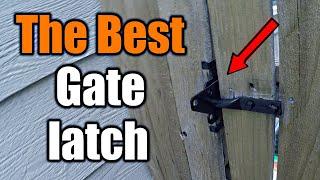 The Best Gate Latch For Your Fence And How To Install It  THE HANDYMAN 