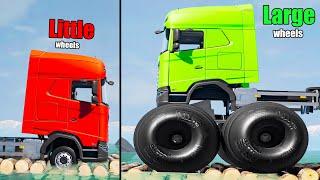 Large vs Little Wheels #34 - Beamng drive