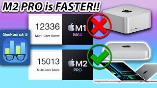 M2 Pro Mac Mini is FASTER than the M1 Max Mac Studio