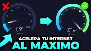 Como ACELERAR Al MAXIMO Tu INTERNET En Tu PC Windows 10 y 11