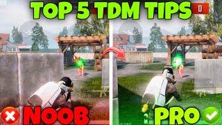 BGMI TOP 5 TDM TIPS  TDM Tips and tricks  Secret of TDM 