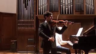 Arutyun Piloyan Natalia Gous Grieg   Sonata for Violin and Piano No 3 in c minor 1st mov