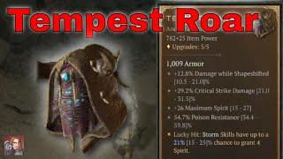 Diablo IV Unique Items - Tempest Roar Druid Helm