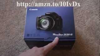 Canon SX30 IS Unboxing and Review