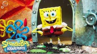 Theme Song Reimagined in Stop Motion    SpongeBob