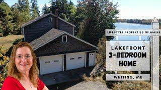 Lakefront Home For Sale  Maine Real Estate