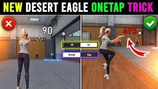 DESERT EAGLE Auto Headshot Trick  Secret DESERT EAGLE Headshot Setting  GAME BOOSTER & Sensi 