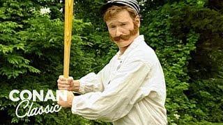 Conan Plays Old Timey Baseball  Late Night with Conan O’Brien