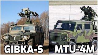 Poređenje ruski Gibka-S i srpski MTU-4M sistemi bliske PVO Comparison Russian Gibka-S MTU-4M VSHORAD