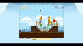 Angry Birds Chrome 2011 Beta version gameplay