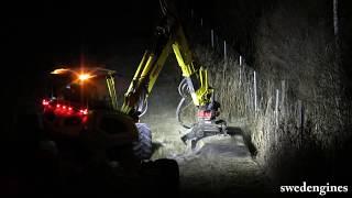 Menzi Muck M545 spider excavator with Slagkraft mulcher