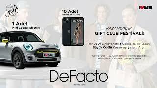 #defacto Gift Club ile 750 TL Alışverişine Mini Cooper ve iPhone 14 Kazanma Fırsatını Kaçırma