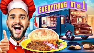 I Spent 24 Hours in a CARAVAN & Opened a FREE Restaurant 