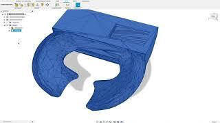 Fusion 360 Deutsch Tutorial große STL in Volumenkörper umwandeln zu viele Facetten  CAD lernen 