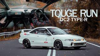 Touge run.  Honda Integra DC2 Type-R JDM Nightride 4K