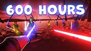 What 600+ Hours Of VR Lightsaber Duelling Looks Like...