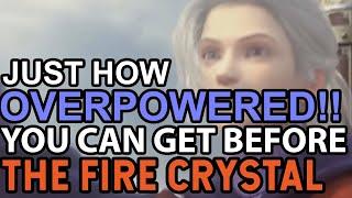 Final Fantasy 3 - How OVERPOWERED Can You Get BEFORE The Fire Crystal