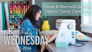 Whats New Wednesday at Kimberbell Ocean & Mermaid Quilting Special Candy Cane Lane + Giveaways