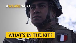 What’s in the kit of a  French mechanised infantry soldier?