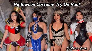 Boyfriend Rates My Halloween Costumes   Fashion Nova Try On Haul 2022