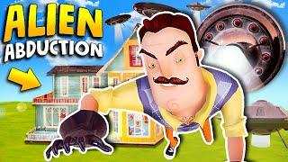 The Neighbor GOT ABDUCTED Aliens Invade  Hello Neighbor Gameplay Mods