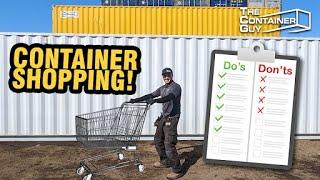 The Ultimate Shipping Container Buying Guide - Avoiding SCAMMERS