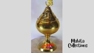 Brass Made Akhand Jyoti Diya 268g