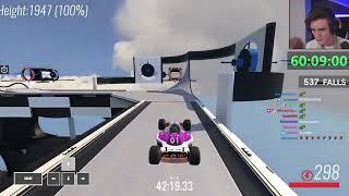 After 60 hours Wirtual finally finishes the Trackmania tower map...  wirtual