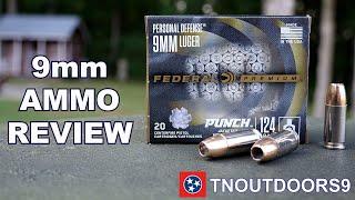 AMMO REVIEW  9mm Federal PUNCH JHP