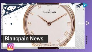 #Blancpain News On time for the New Year with the new Villeret Ultraplate Blancpain wishes you all