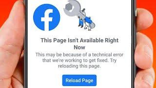 How to Fix This Page isnt Available Right Now Facebook  iPhone  2023