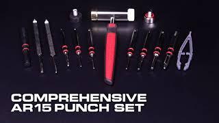 ACCU-PUNCH™ HAMMER AND AR15 PIN PUNCH SET