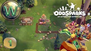Oddsparks An Automation Adventure - Meet the Sparks - Lets Play - Episode 1